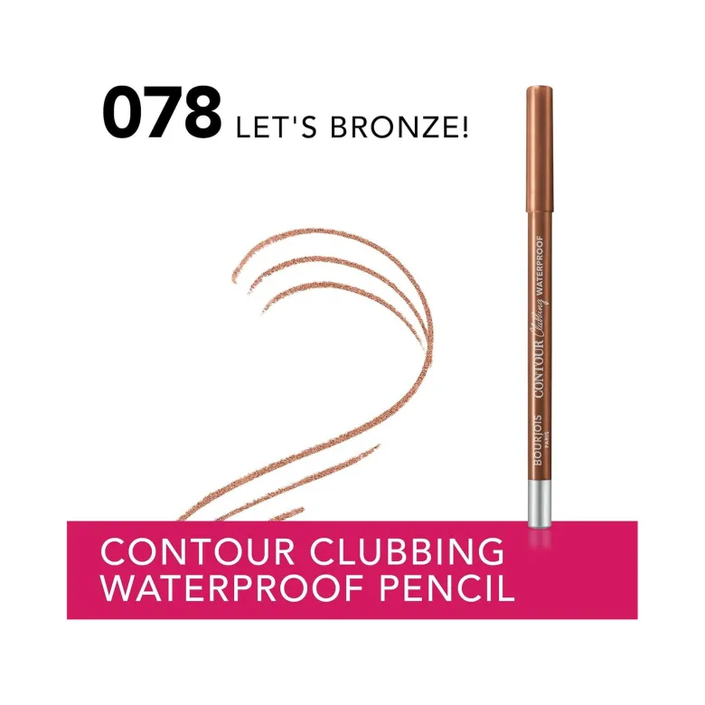 Bourjois Contour Clubbing Waterproof Matita Occhi 1,2g 078 Let's Bronzer