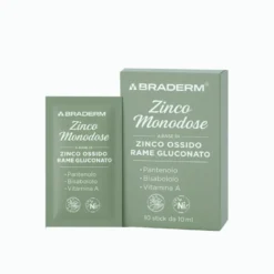 Braderm Zinco Monodose 10 Stick da 10 ml
