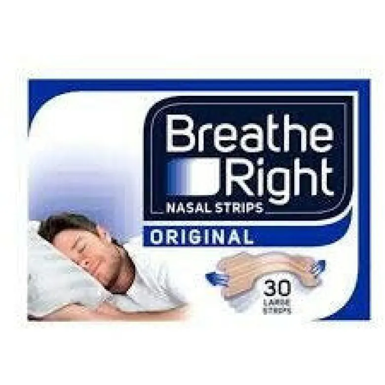 Breathe Right Cerotti Nasali Grandi 30 Pezzi per Respirare Meglio