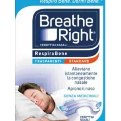 Breathe Right Cerotti Nasali Trasparenti 10 Pezzi