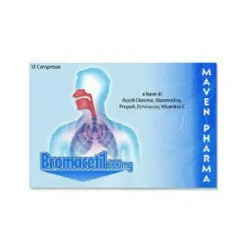 Bromacetil integratore alimentare utile per l'apparato respiratorio 15 compresse