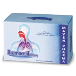Bromacetil integratore alimentare utile per l'apparato respiratorio 15 compresse
