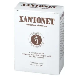 Bromatech Xantonet per la corretta funzionalità dell'intestino 30 compresse deglutibili