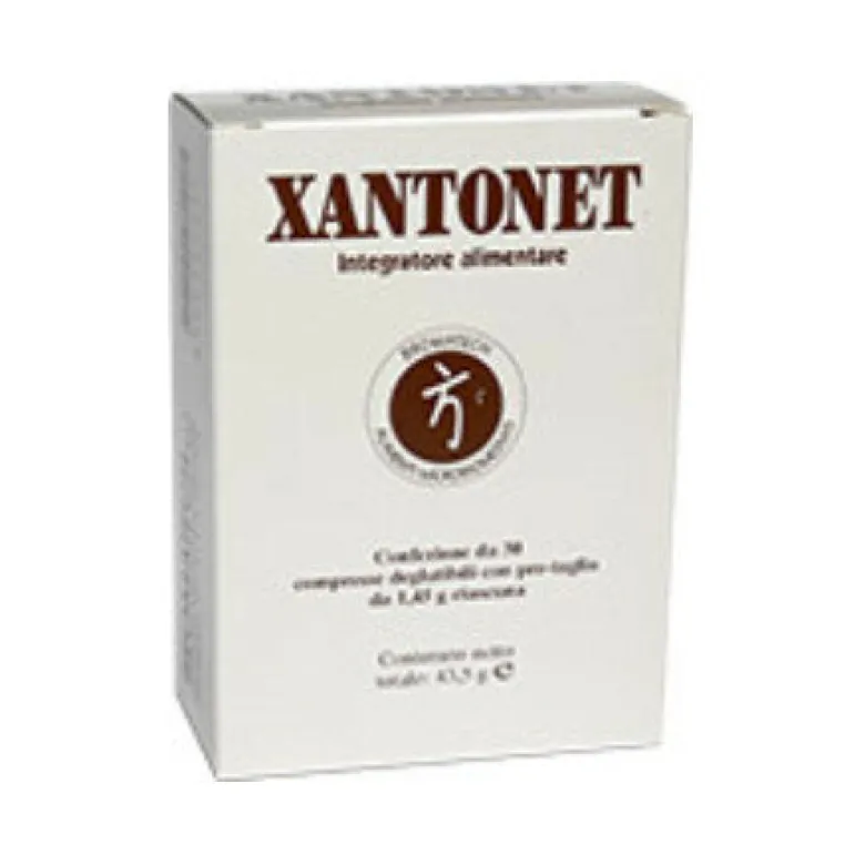 Bromatech Xantonet per la corretta funzionalità dell'intestino 30 compresse deglutibili