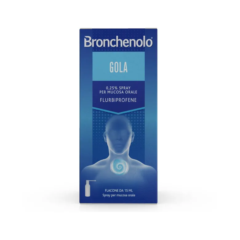 Bronchenolo gola spray 0,25% 15 ml