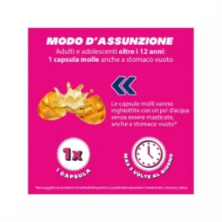 BuscofenAct 400 mg Con Ibuprofene Analgesico Contro Dolori Forti Da Ciclo 12 Capsule Molli