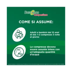Buscopan Compositum Per Mal Di Pancia Forte Crampi Dolori Addominali 20 cpr