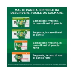Buscopan Per Mal di Pancia Crampi Dolori Addominali 6 Supposte
