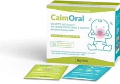 Calmoral 10 Salviette Detergenti + 10 Salviette Lenitive