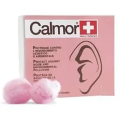 Calmor Tappi Auricolari Cera 12 Pezzi Comfort e Silenzio