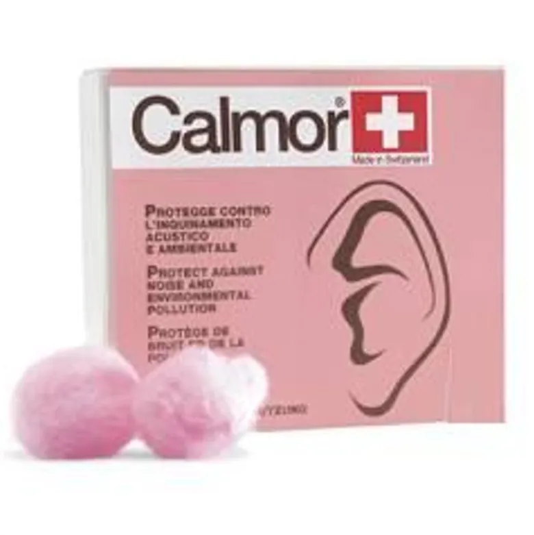 Calmor Tappi Auricolari Cera 12 Pezzi Comfort e Silenzio