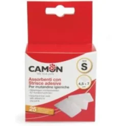 Camon Assorbenti Con Strisce Adesive Taglia S 25 Pezzi