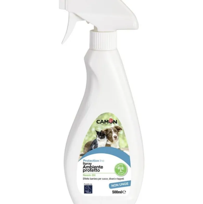 Camon Protection Spray Ambiente Antiparassitario Olio Di Neem Cane/Gatto 500ml