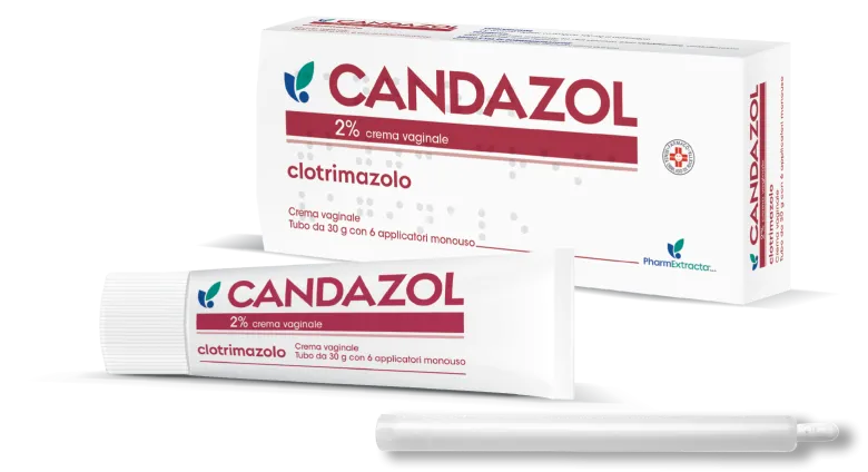 Candazol 2% Crema Vaginale 1 Tubo in al da 30 g con 6 Applicatori Monouso