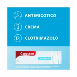 Canesten Crema Trattamento Antimicotico Antifungino contro Funghi e Micosi della pelle 30g
