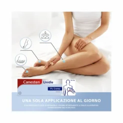 Canesten Unidie Crema Antimicotico Antifungino contro Funghi Micosi Piede d'Atleta Tubo 30g