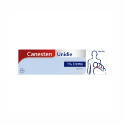 Canesten Unidie Crema Antimicotico Antifungino contro Funghi Micosi Piede d'Atleta Tubo 30g