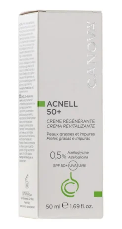 Canova Acnell 50+ Crema Gel 50ml - Protezione Solare Viso