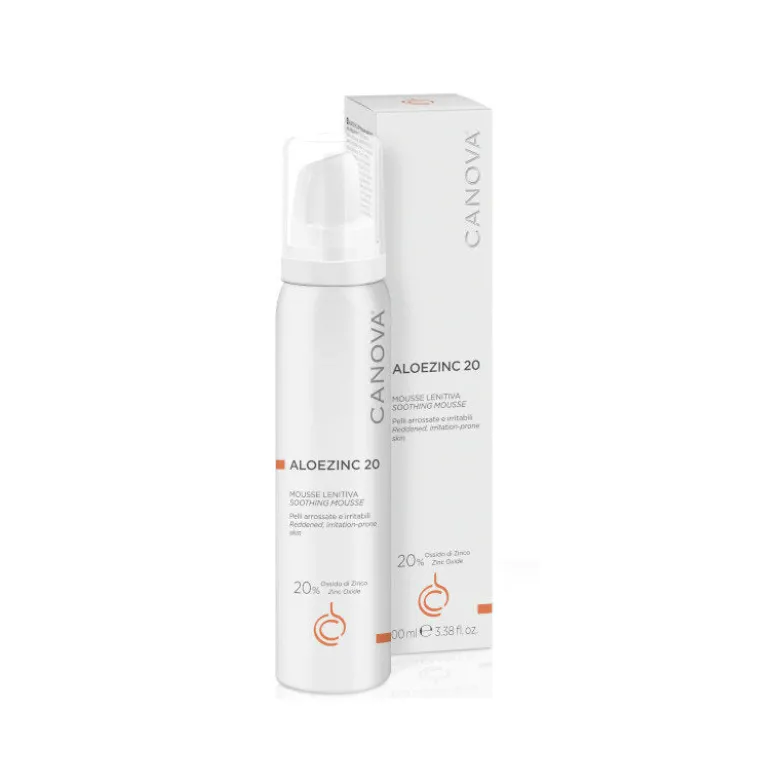 Canova Aloe Zinc Mousse lenitiva viso corpo 100 ml