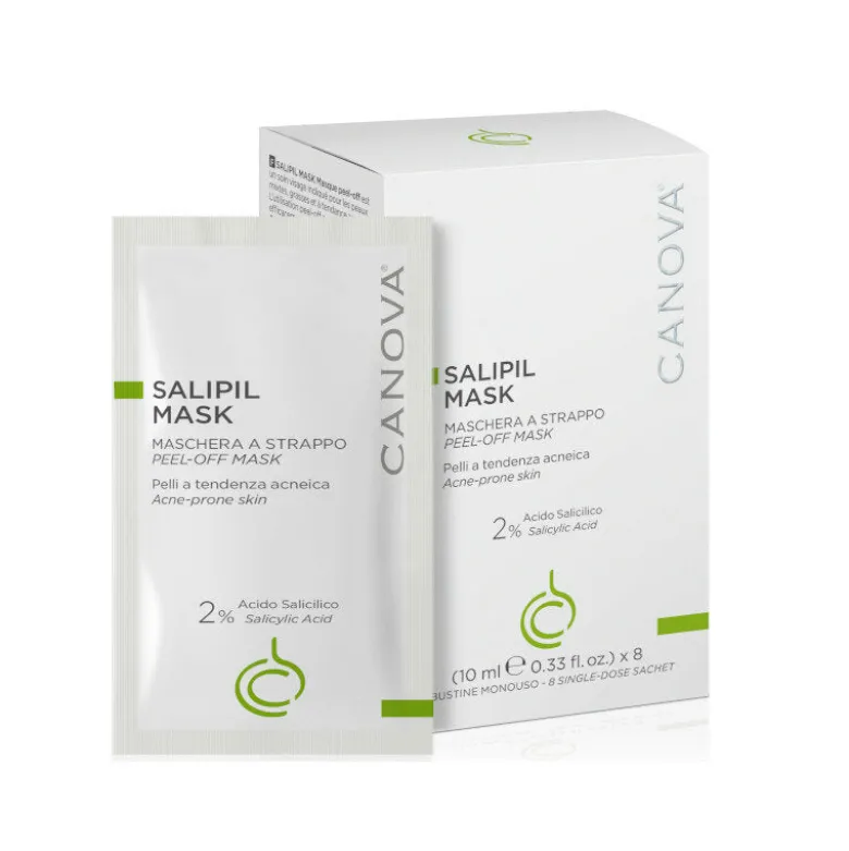 Canova Salipil Mask per pelli miste a tendenza acneica 8 bustine monouso