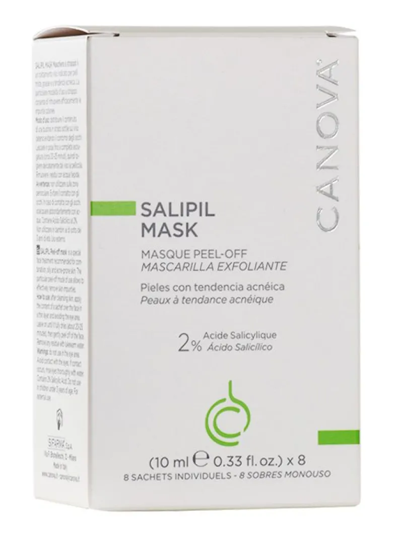 Canova Salipil Mask per pelli miste a tendenza acneica 8 bustine monouso