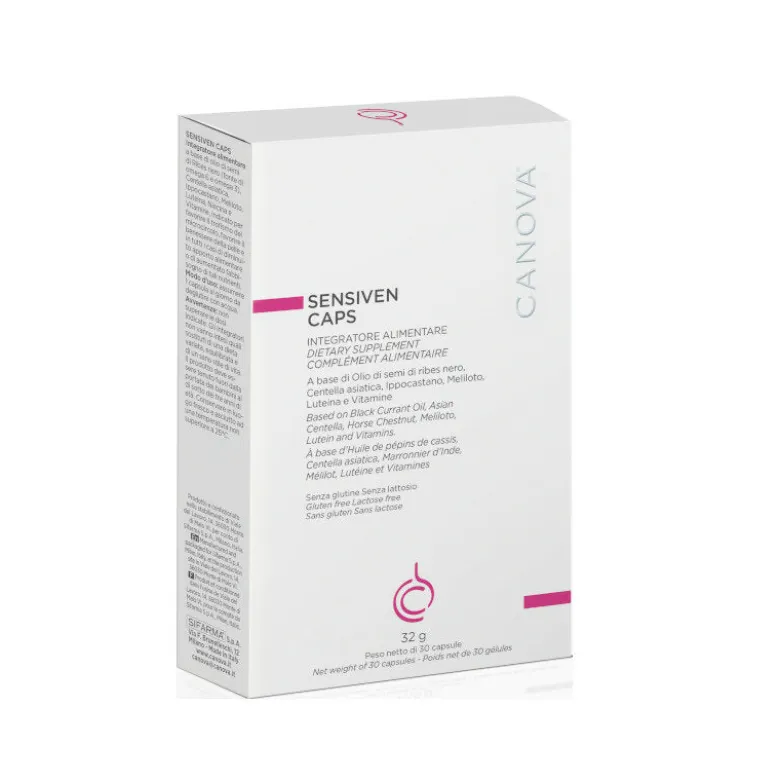 Canova Sensiven Caps integratore alimentare utile per il Microcircolo 30 compresse
