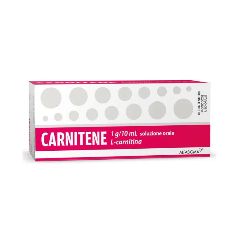 Carnitene 1 gr Soluzione Orale 10 flaconcini monodose