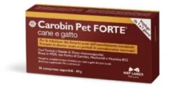 Carobin Pet Forte 30 Compresse - Integratore per Animali