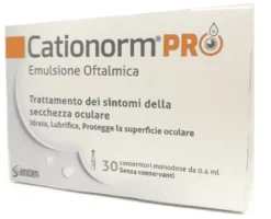 Cationorm Pro Ud 30 Flaconcini Monodose 0,4ml Occhi Secchi