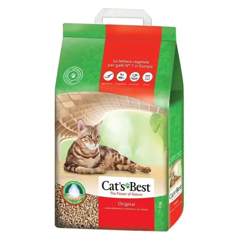 Cat's Best Original Okoplus lettiera per gatti vegetale 7L