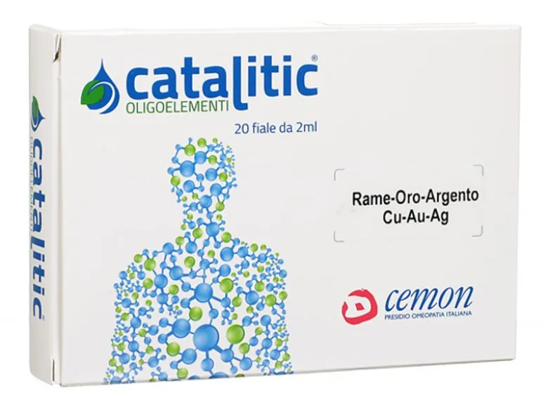 Cemon Catalitic Oligoelementi Rame Oro Argento 20 fiale da 2 ml