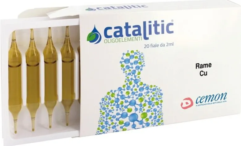 Cemon catalitic oligoelementi soluzione Rame Cu 20 fiale da 2ml