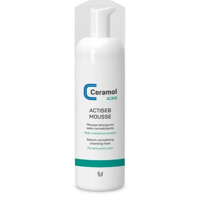 Ceramol Actiseb Mousse Detergente 150ml per Pelle Sensibile