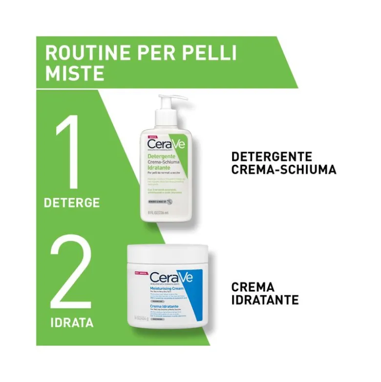 Cerave Detergente Crema-Schiuma Idratante 236ml