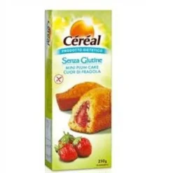 Cereal Mini Plumcake Fragola senza glutine 210g