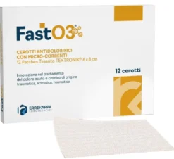Cerotti Antidolorifici Fasto3 6x8cm 12 Pezzi