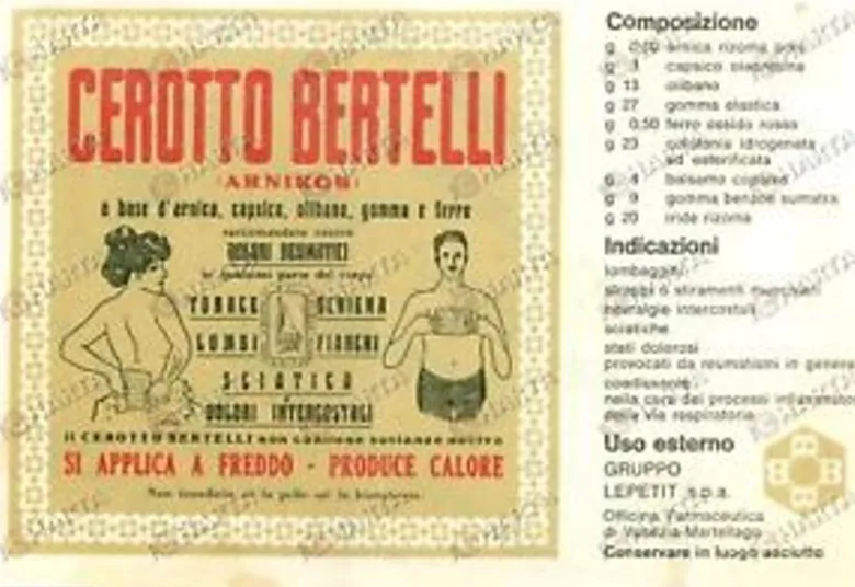 Cerotto Bertelli Medio Dolori articolari e muscolari 16x12cm