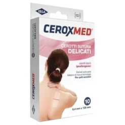 Ceroxmed Cerotti Per Sutura Delicati 6,4x108mm 10 Pezzi