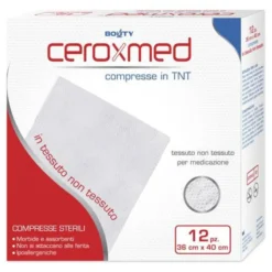 Ceroxmed Garza Compressa Tessuto Non Tessuto 36x40cm 12 Pezzi