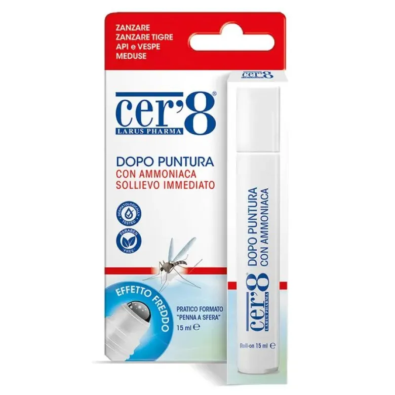 Cer'8 Roll-On Dopopuntura Con Ammoniaca Penna 15ml