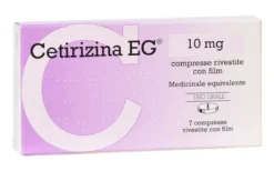 Cetirizina Eg 10mg utile in caso di rinite allergica 7 compresse rivestite
