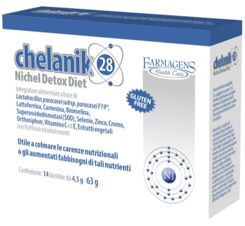 Chelanik 28 integratore alimentare 14 bustine