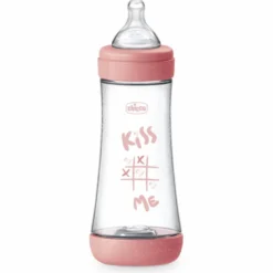 Chicco Biberon Perfect 5Rosa Flusso Veloce 300 ml 4M+