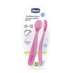 Chicco Cucchiaio in Silicone per bambina 6 mesi