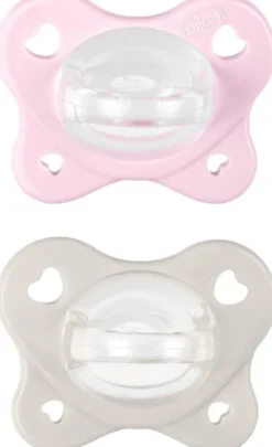 Chicco Dual Soft Succhietto Rosa 2-6 Mesi 2 Pezzi