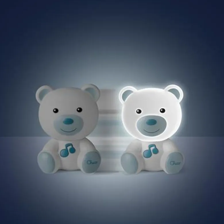 Chicco First Dreams Orsetto Dreamlight Luce notturna musicale azzurra 0+ mesi