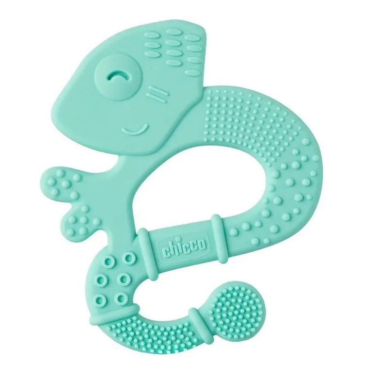 Chicco Massaggiagengive Soft Iguana colore verde acqua 2 mesi+ 1 pezzo