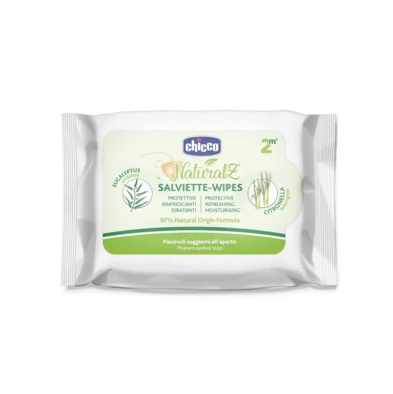 Chicco NaturalZ Antizanzare Protettivo & Rinfrescante salviette 20 pezzi