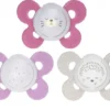 Chicco Physio ComfortNight Succhietti Silicone 16-36m Rosa 2 Pezzi