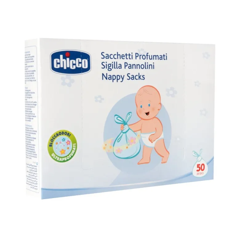 Chicco Sacchetti Profumati Pannolini 50 Pezzi